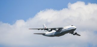 The second plane 64 of the evacuated citizens on Board flew from Wuhan to Russia