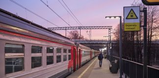 Train followed with the increased intervals on the Riga direction MZHD