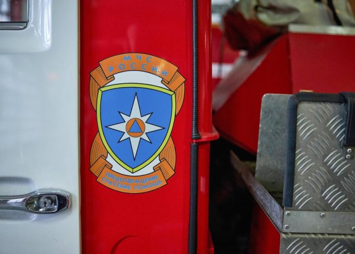 Two people rescued from a fire in his apartment in the southern Butovo