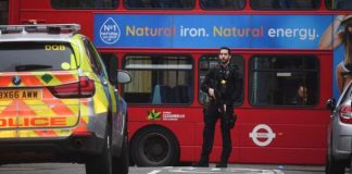 Two people were injured in the attack in South London