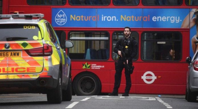 Two people were injured in the attack in South London