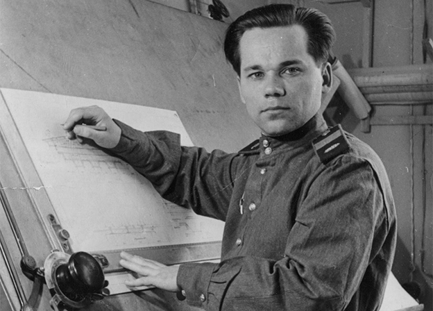 What was invented by Mikhail Kalashnikov, in addition to the machine