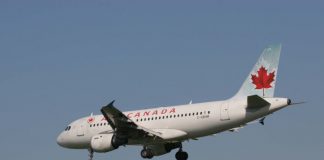 Wheel fell off during takeoff Air Canada