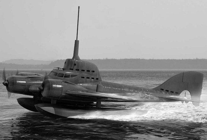Before the war the Soviet Union wanted to build a flying submarine