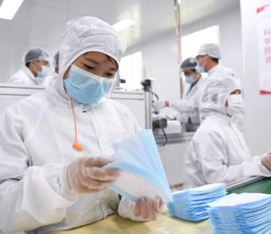 France has ordered from China, a billion masks