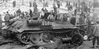 How many killed Soviet soldiers during the suppression of the Hungarian uprising