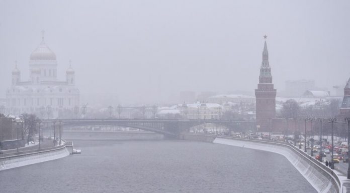 Snow and gusty winds are expected Monday in Moscow Snow and gusty winds are expected Monday in Moscow