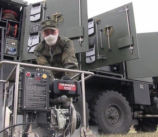 The military of the Russian Federation disinfected second hospital in Italy The military of the Russian Federation disinfected second hospital in Italy