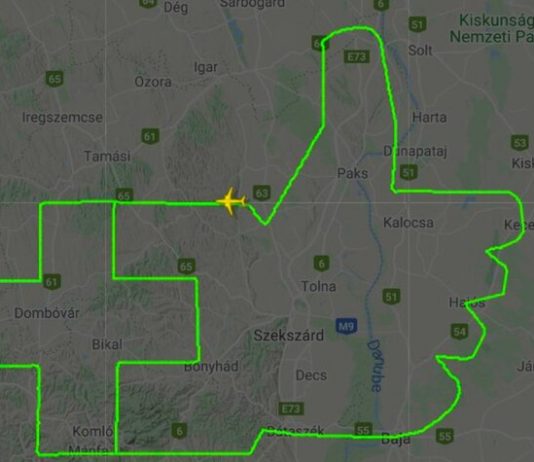 The pilot drew in the sky over Hungary like doctors The pilot drew in the sky over Hungary like doctors