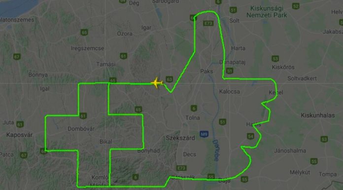 The pilot drew in the sky over Hungary like doctors The pilot drew in the sky over Hungary like doctors