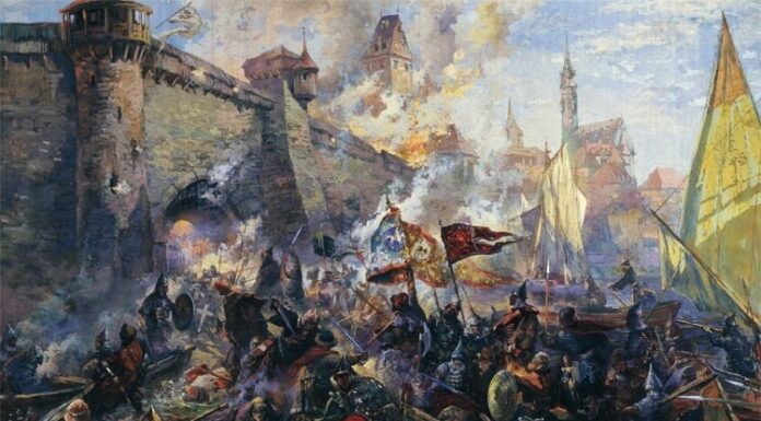 What new weapon helped Ivan the terrible to take Kazan