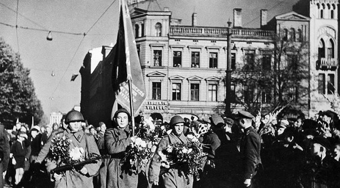 Where in the USSR was not pleased with the liberation from German occupation