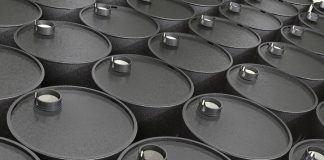 Brent crude oil rose to 36.29 per barrel