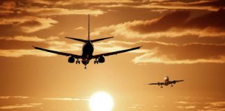 China has limited international air transportation 134 flights per week