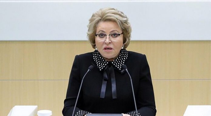 Matviyenko told a joke about missing during the regime of isolation Matviyenko told a joke about missing during the regime of isolation