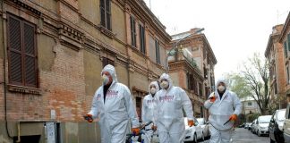 More than 680 people with the coronavirus had died during the day in Italy