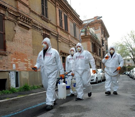More than 680 people with the coronavirus had died during the day in Italy