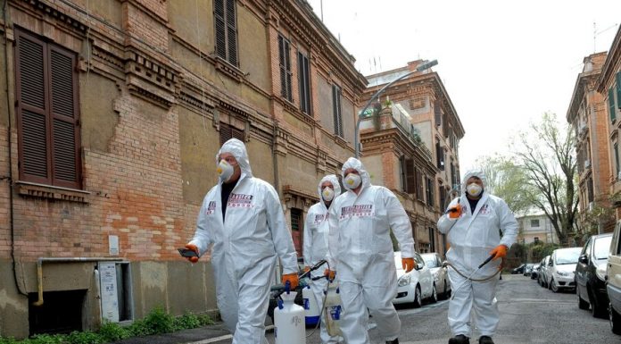 More than 680 people with the coronavirus had died during the day in Italy