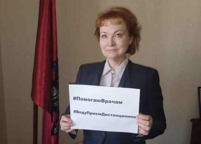 Moscow Duma Deputy Lyudmila Stebenkova reported infected COVID-19