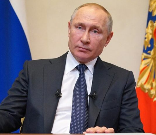 Putin's address to the Russians. Online