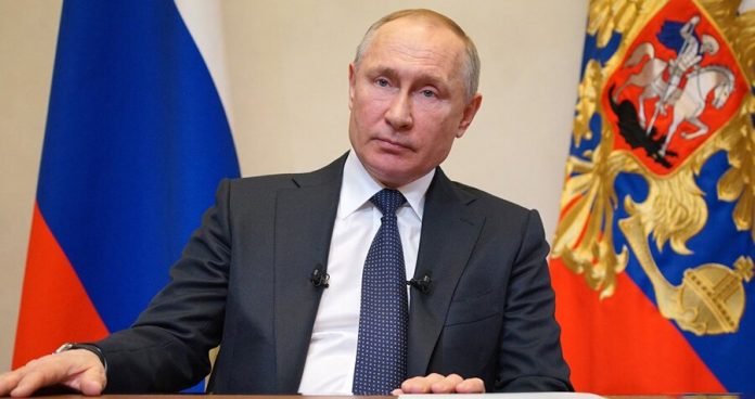Putin's address to the Russians. Online