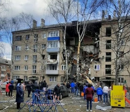 SK checks on the fact of a gas explosion in a house in Orekhovo-Zuyevo