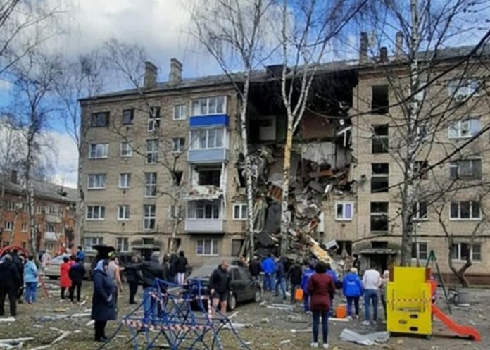 SK checks on the fact of a gas explosion in a house in Orekhovo-Zuyevo