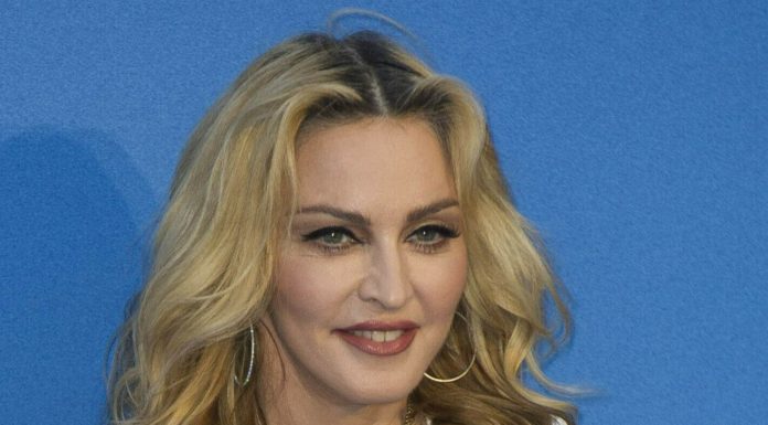 Heavily in love: Madonna makes a declaration of love to her boyfriend