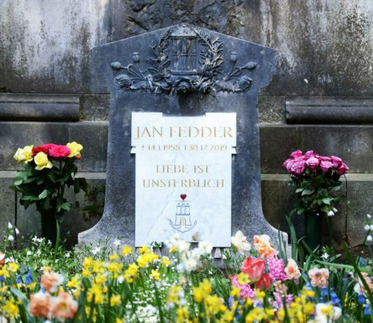 Jan Fedder: His last resting place has a tombstone