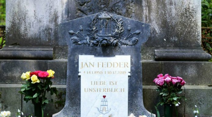 Jan Fedder: His last resting place has a tombstone