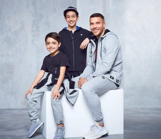 Lukas Podolski designs Aldi collection "for young families"
