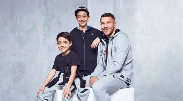 Lukas Podolski designs Aldi collection "for young families"
