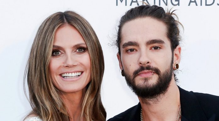 Unusual sight: Heidi Klum and Tom Kaulitz at work