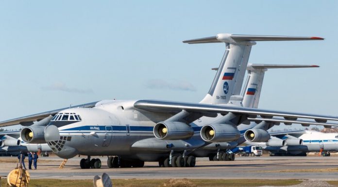 The first Russian aircraft flew out to Serbia to help in the fight against COVID-19