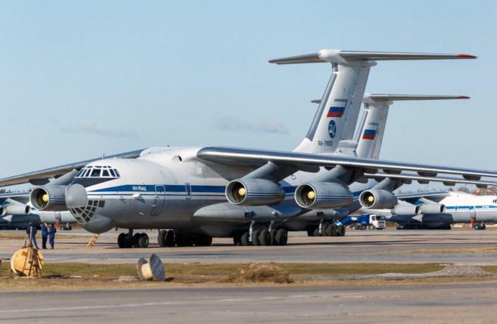 The first Russian aircraft flew out to Serbia to help in the fight against COVID-19