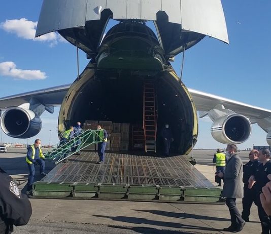 The Kremlin said that Russia sent US humanitarian assistance