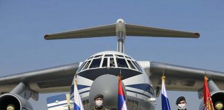 The last three aircraft of Russian air force flew to Serbia