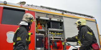 The man died in a house fire in Western Moscow