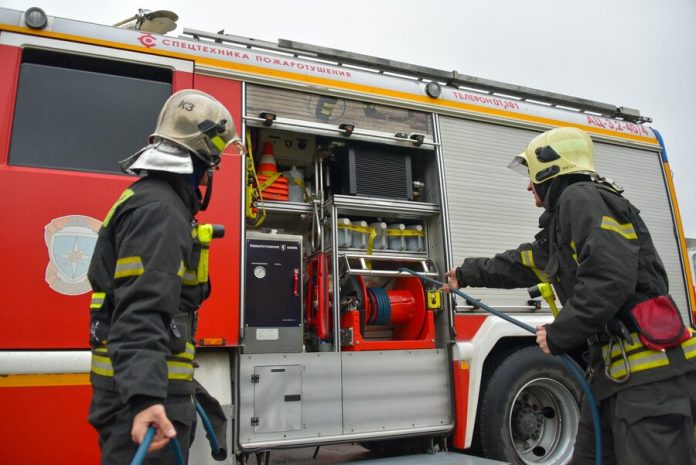 The man died in a house fire in Western Moscow