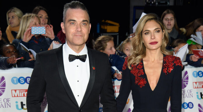 Ayda Field: Children should learn about Robbie Williams' wild time